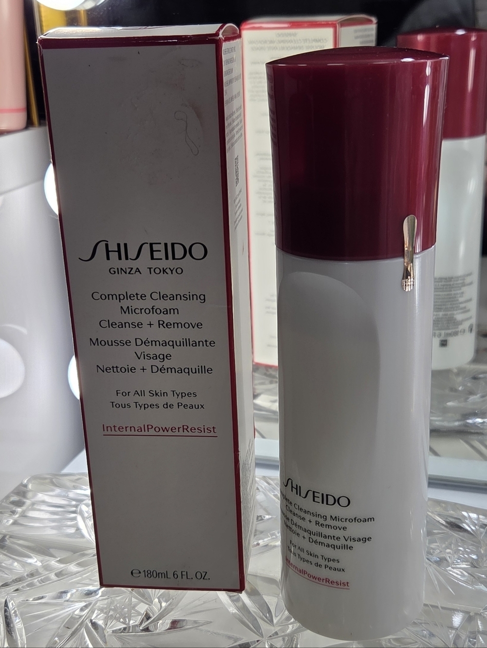 NEW SEALED Shiseido Complete Cleansing Microfoam 6 oz 180 ml Cleanse + Remove